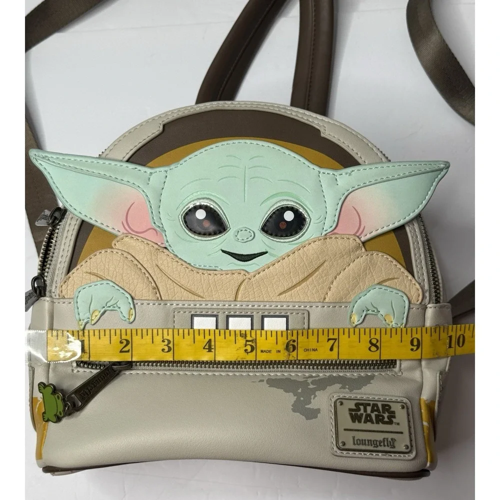 Loungefly Star Wars The Child Grogu Baby Yoda‎ Mini Backpack Tan Teens Disney
